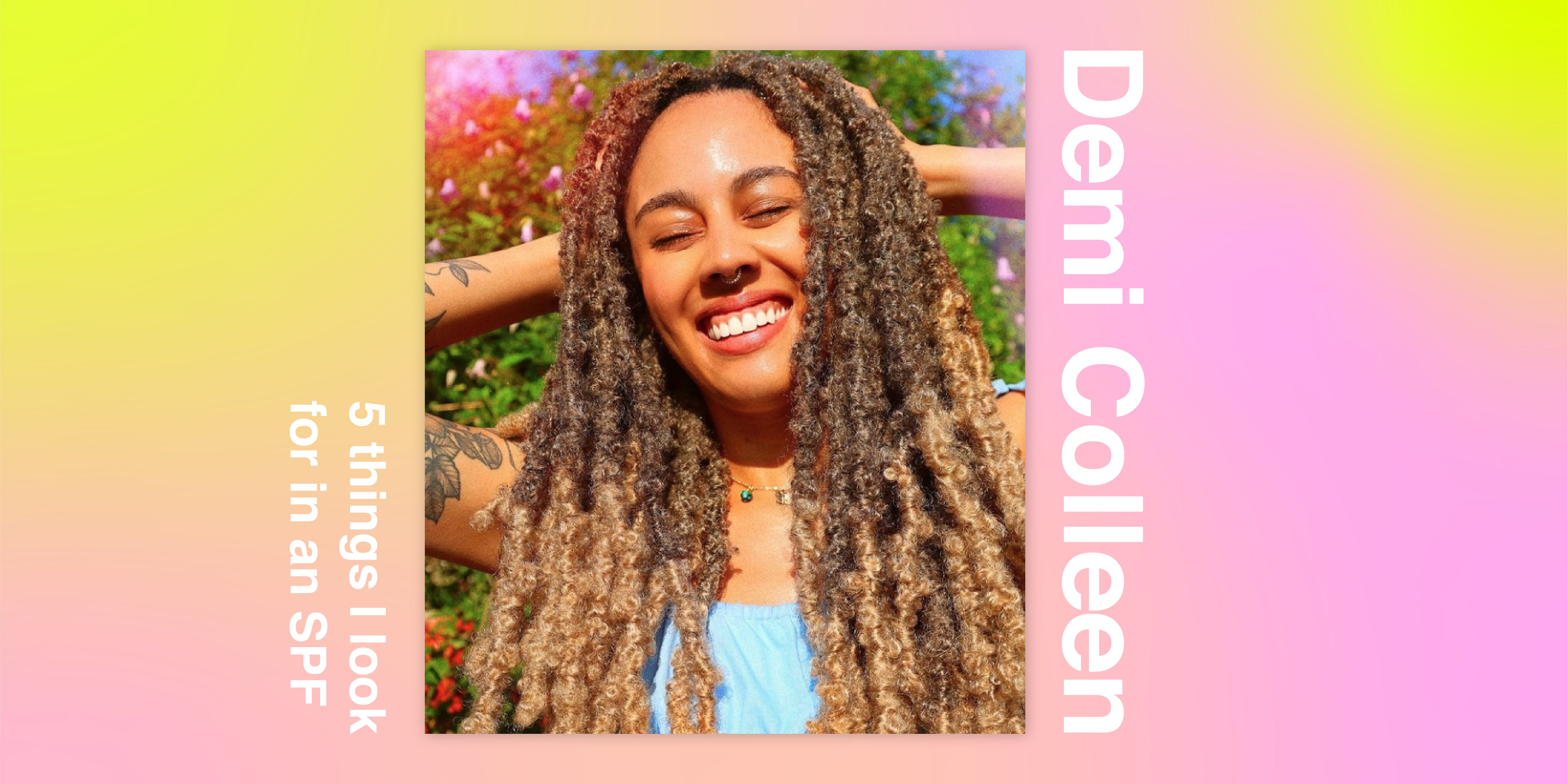 5 things to look for in an SPF 🌞