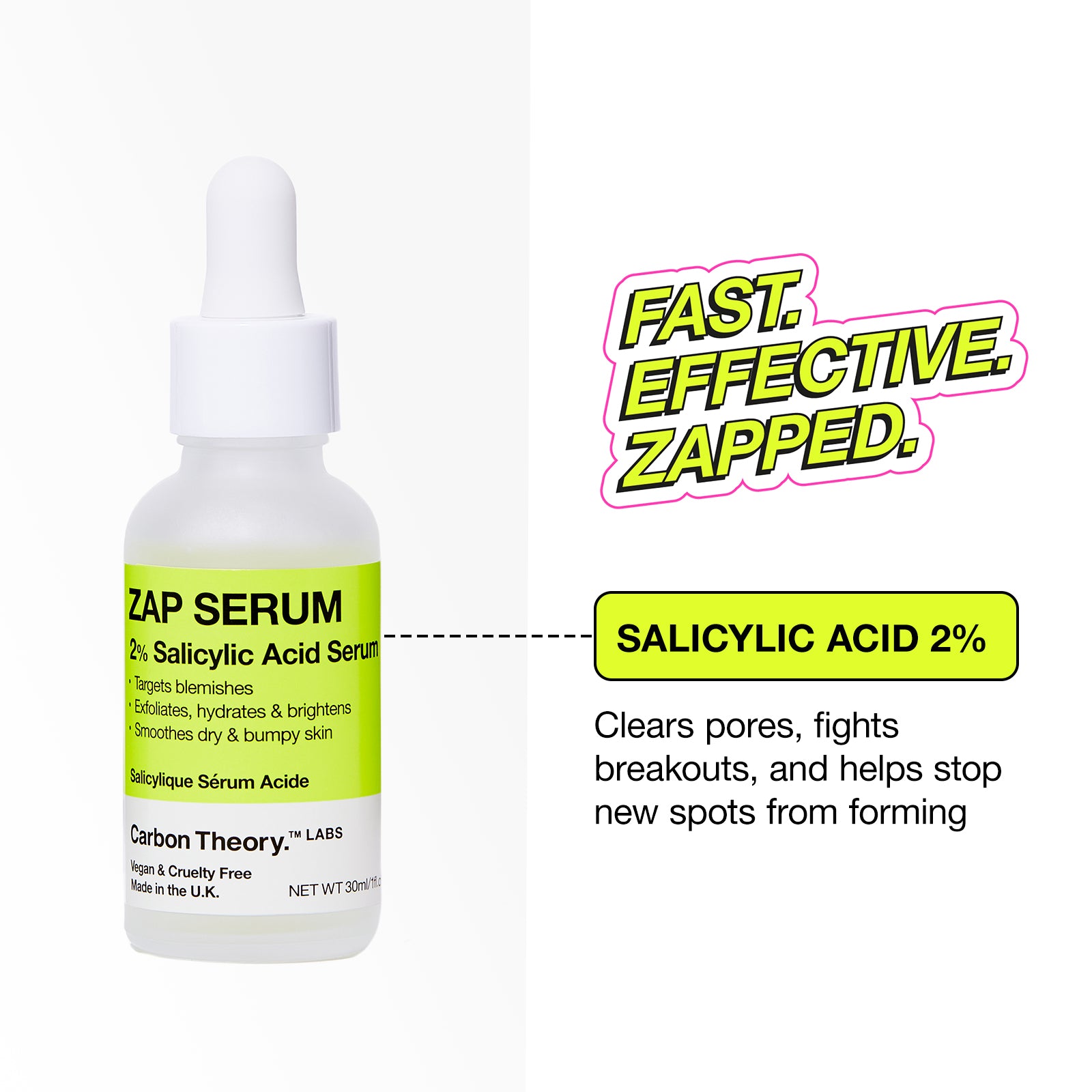 Zap Serum - 2% Salicylic Acid Serum