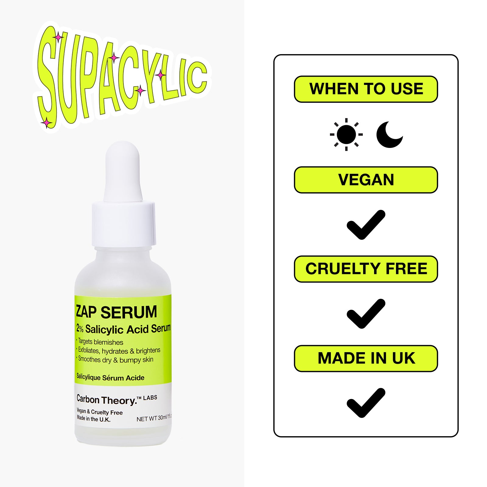 Zap Serum - 2% Salicylic Acid Serum
