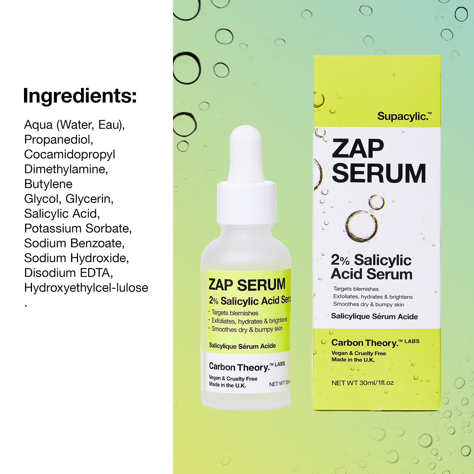 Zap Serum - 2% Salicylic Acid Serum