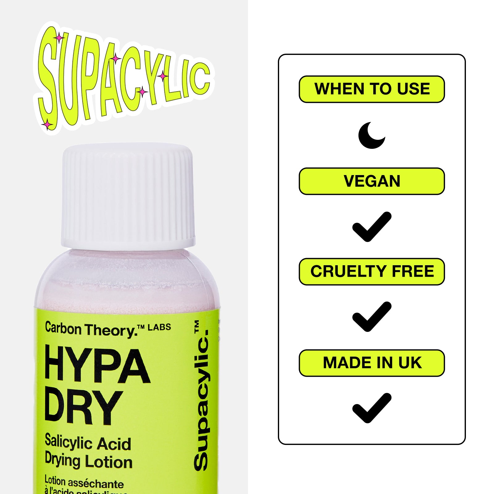 Hypa Dry - 2% Salicylic Acid Overnight Drying Lotion