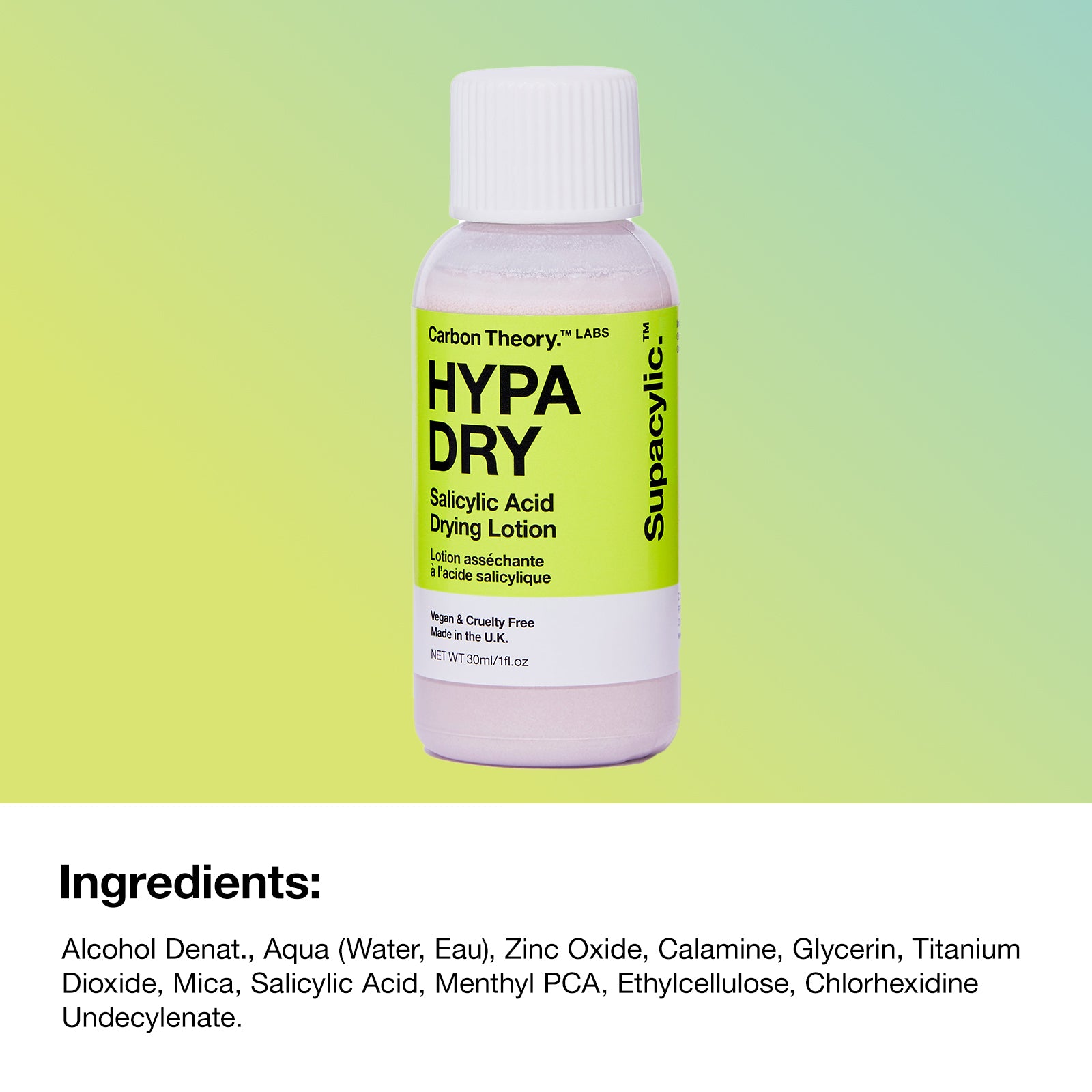 Hypa Dry - 2% Salicylic Acid Overnight Drying Lotion