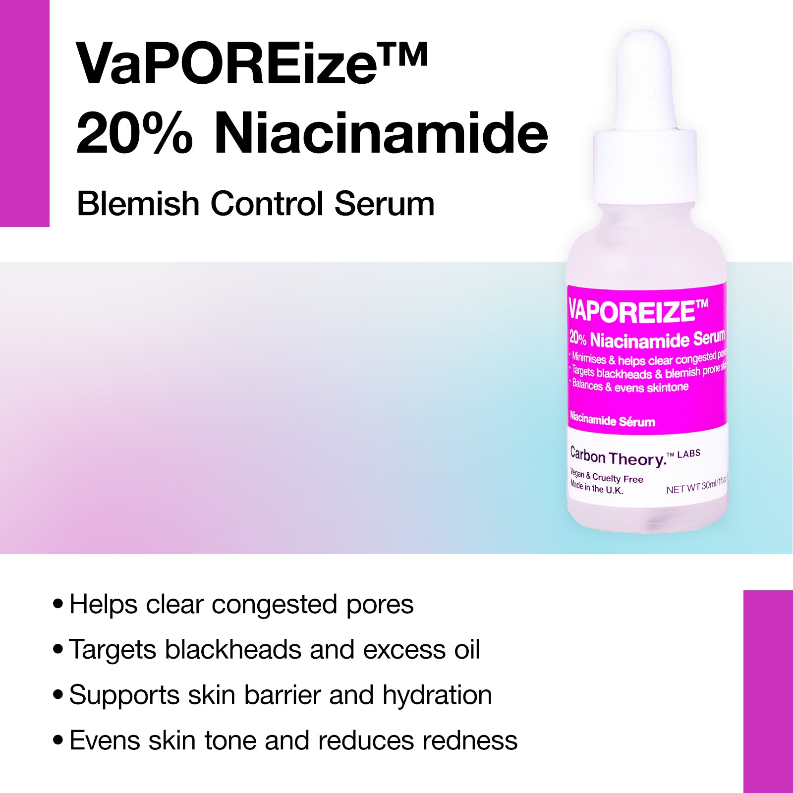 VaPOREize 20% Niacinamide Serum