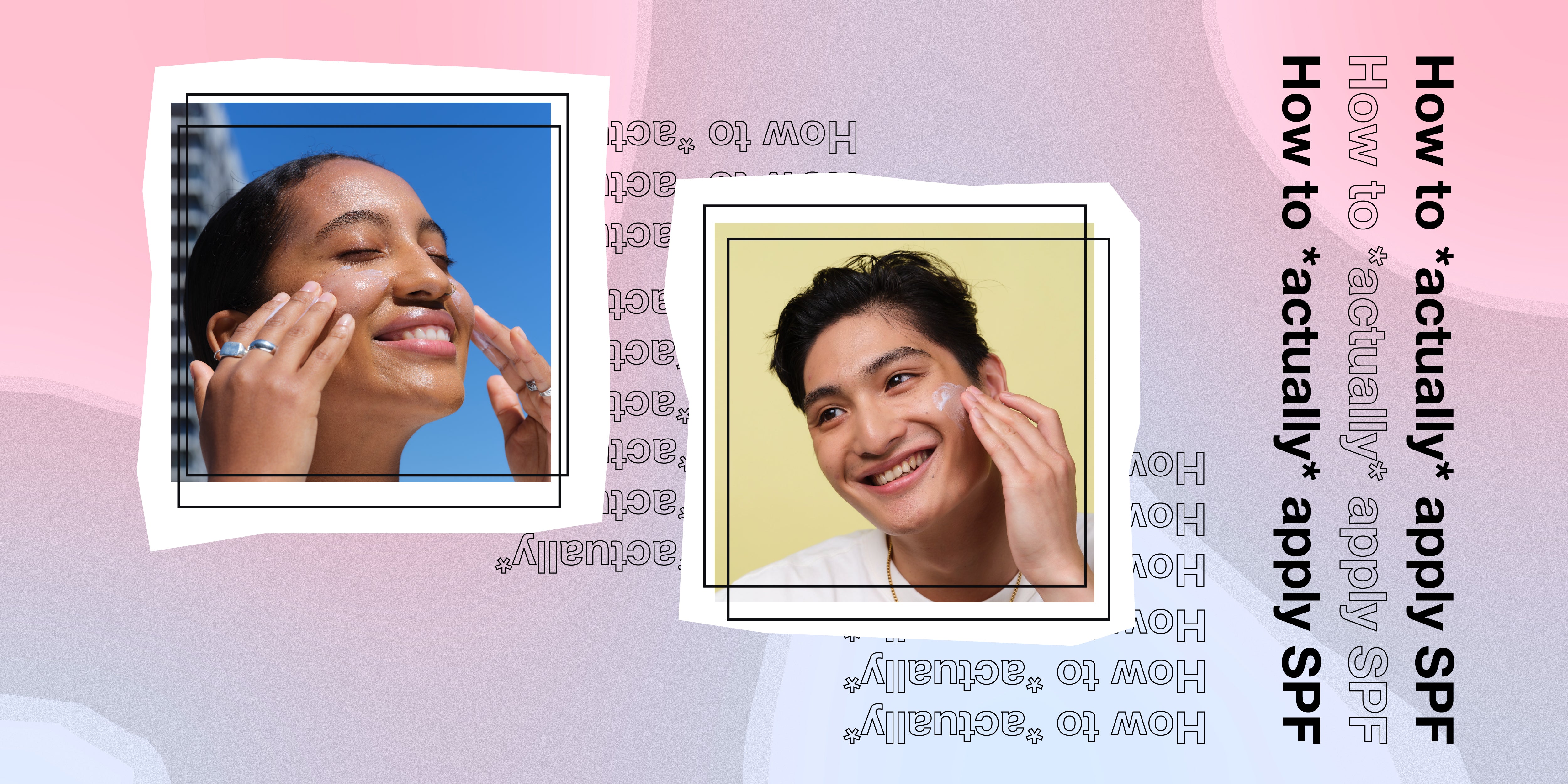 How to *actually* apply SPF