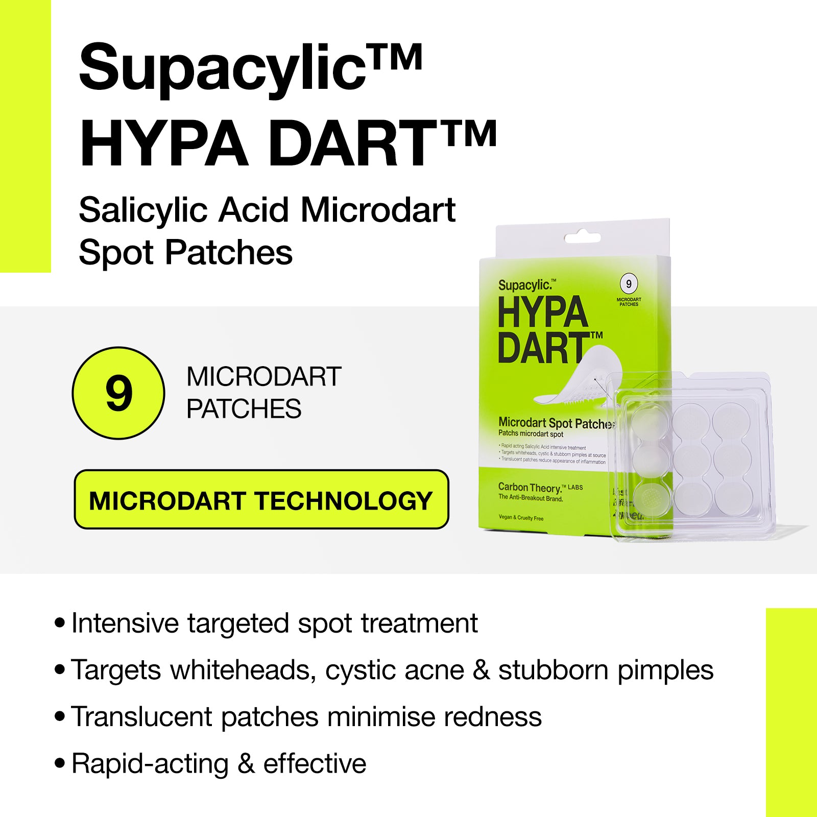 Hypa Dart - Salicylic Acid Microdart Spot Patches