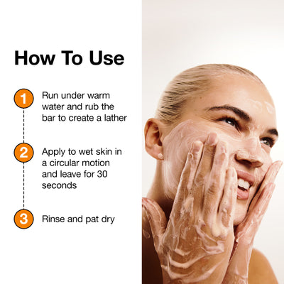 Vitamin C & Caffeine Facial Cleansing Bar