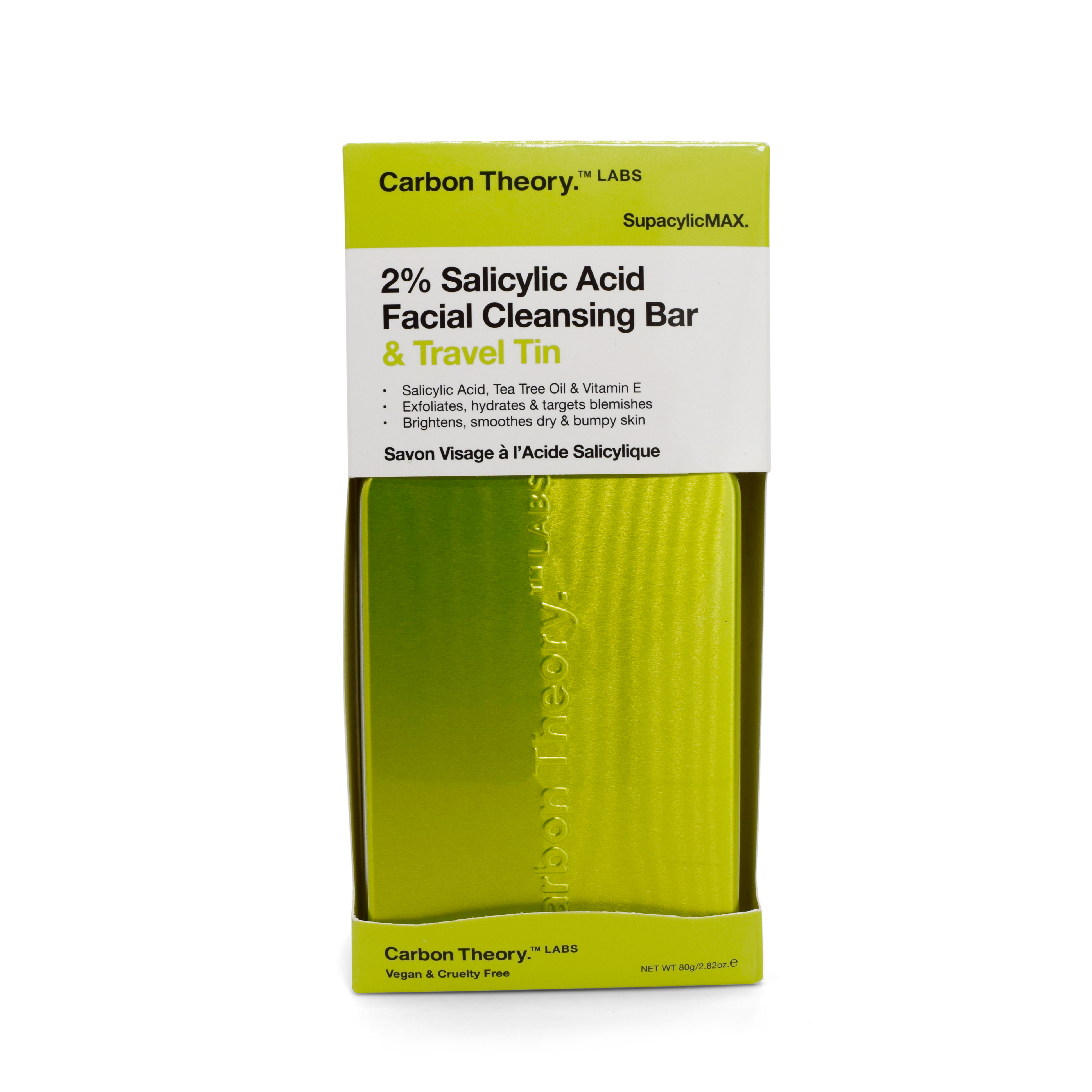 carbon theory SupacylicMAX Cleansing Bar & Travel Tin
