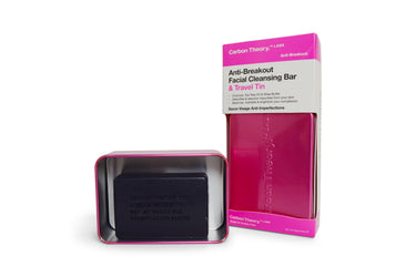 Anti-Breakout Charcoal Cleansing Bar & Travel Tin