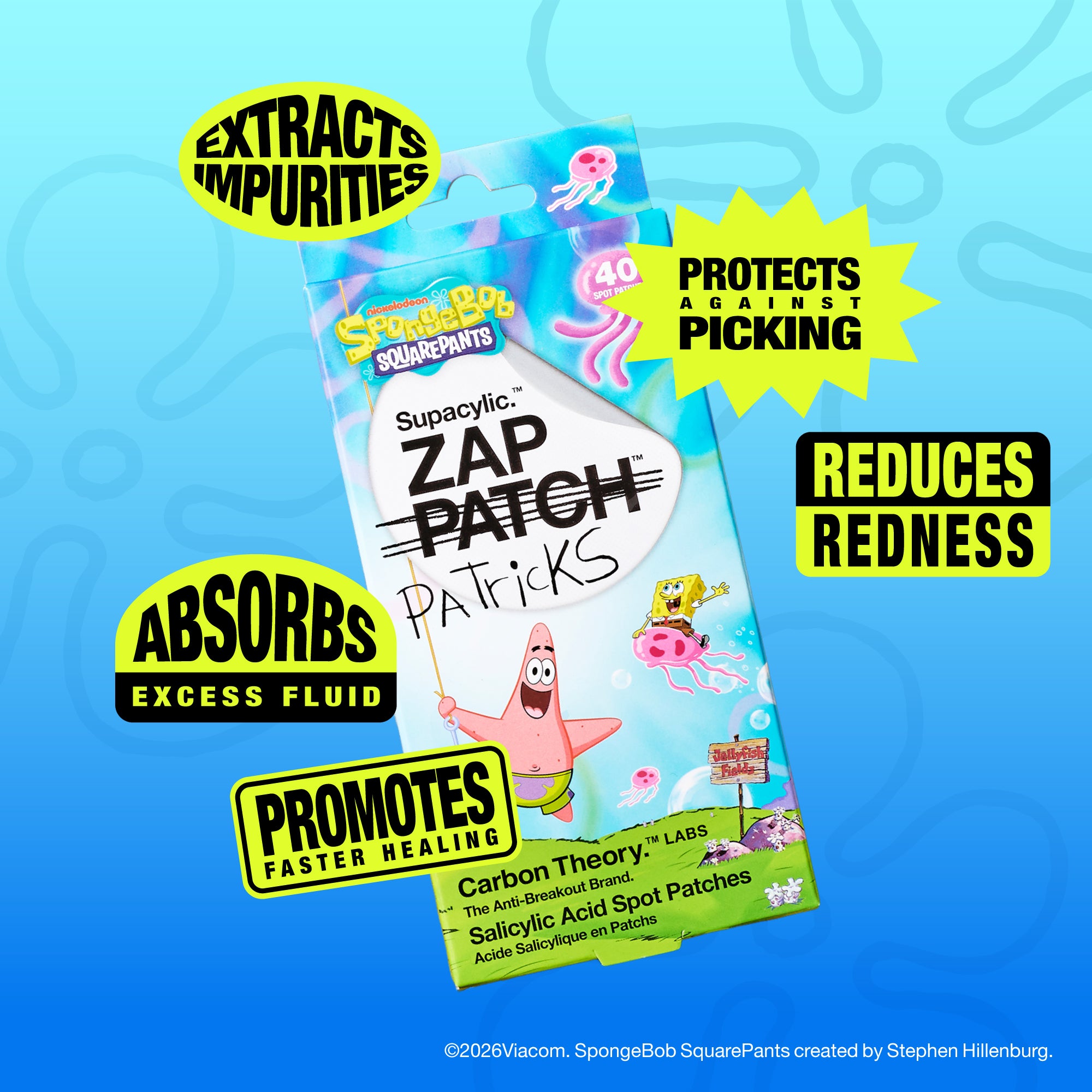 Zap Patricks Hydrocolloid Spot Patches