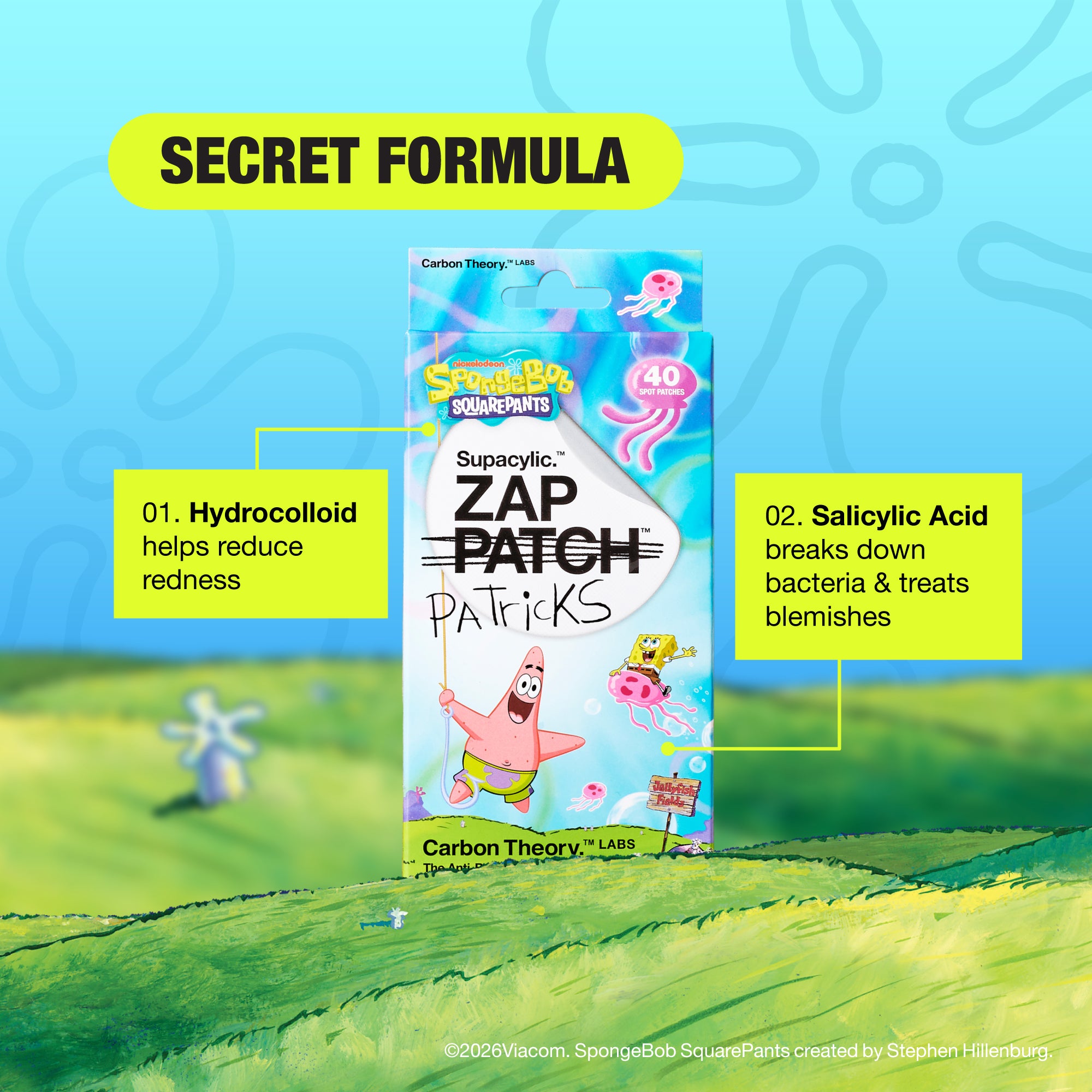 Zap Patricks Hydrocolloid Spot Patches