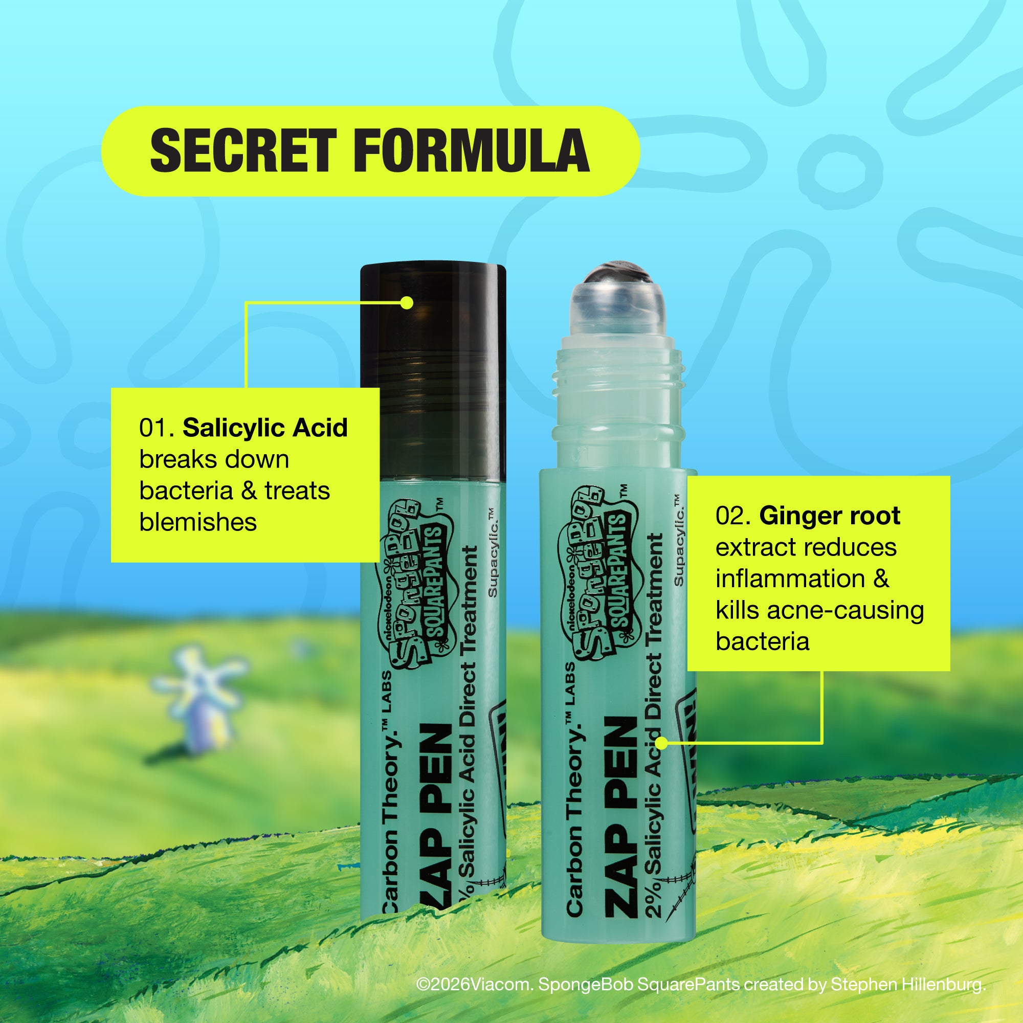 Limited Edition Plankton’s Zap Pen 2% Salicylic Acid Direct Treatment